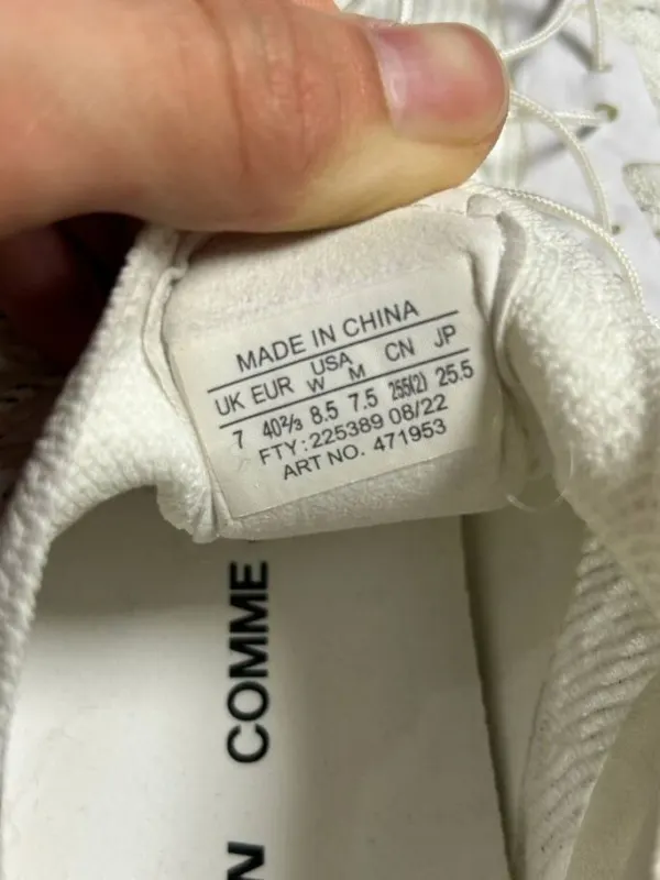 Кроссовки Comme des Garçons AW22, фото 5 из 9
