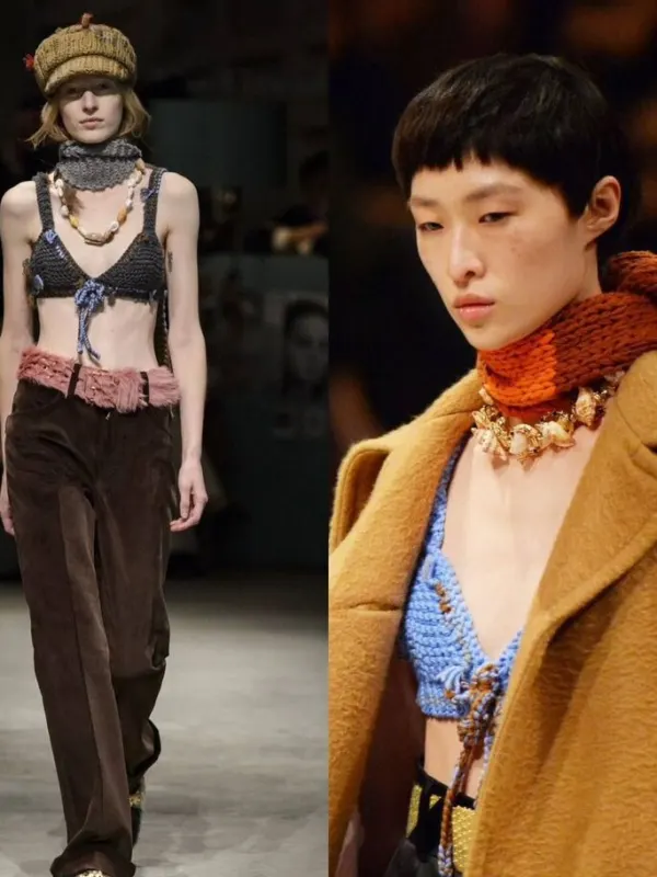 Топ Prada AW17
