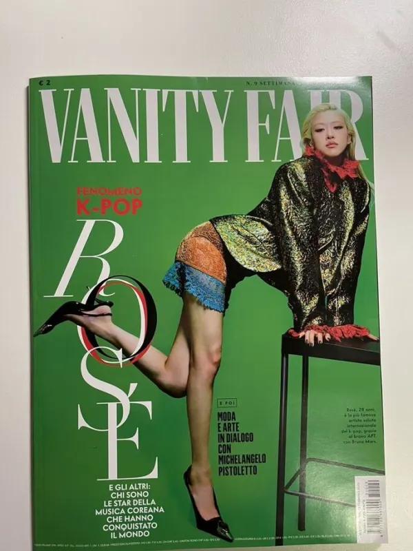 Журнал Vanity Fair с k-pop звездой Rose